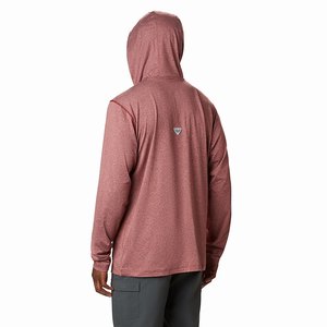 Columbia PFG Slack Tide™ Henley Hoodie Herr Rosa (OLNZJ0958)